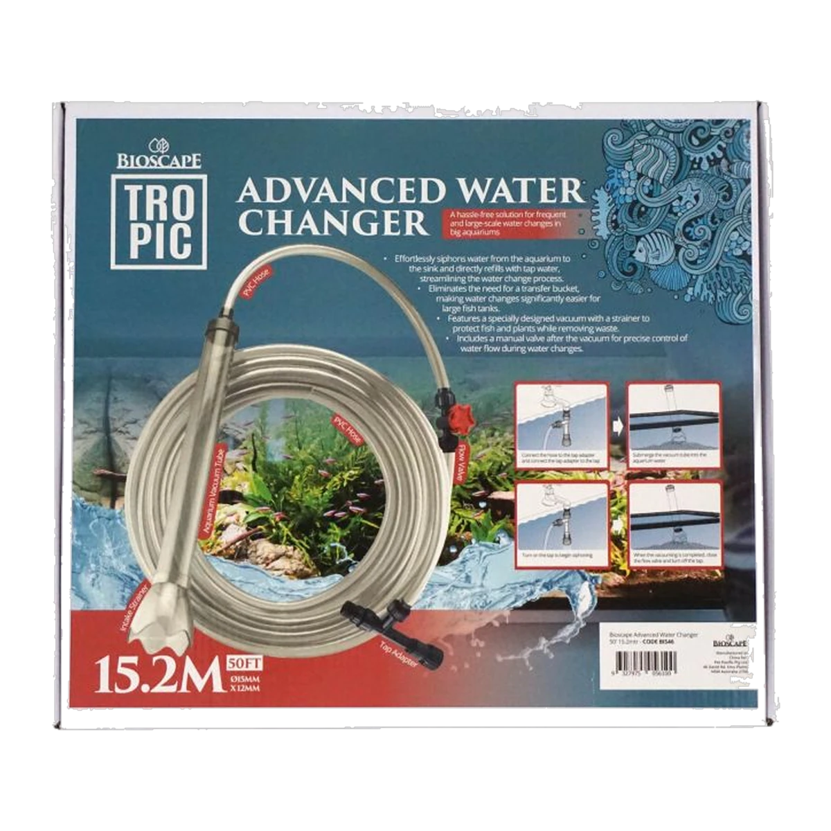 Bioscape Advanced Water Changer 50' 15.2mtr