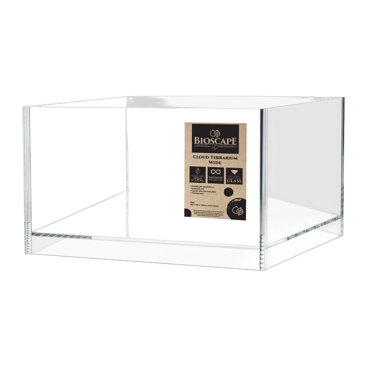 Bioscape Cloud Terrarium Wide Small 30 x 22 x 18cm