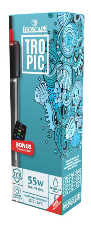 Bioscape Tropic Aquarium Heater 55w