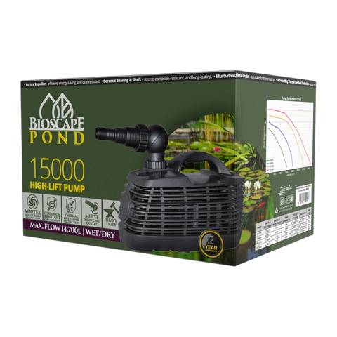 Bioscape - Hi Lift Pond Pump 15000 lph to 5.5 mtrs