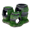 Bioscape Moss 3 Barrels 16 x 10cm