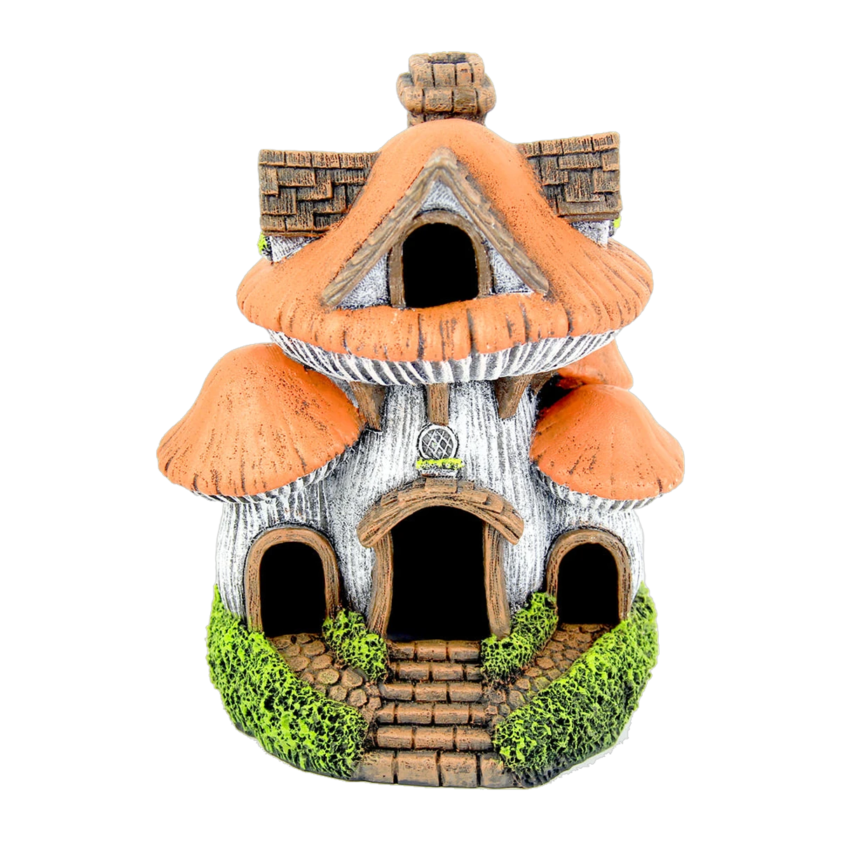 Bioscape Mushroom House Orange 14 x 11 x 17cm