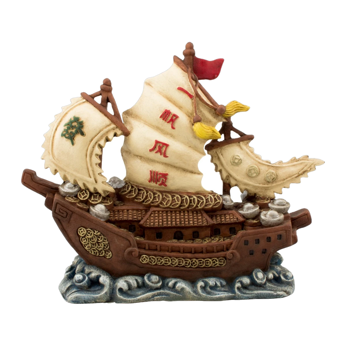 Bioscape Oriental Sailing Schooner 23.6 x 18cm
