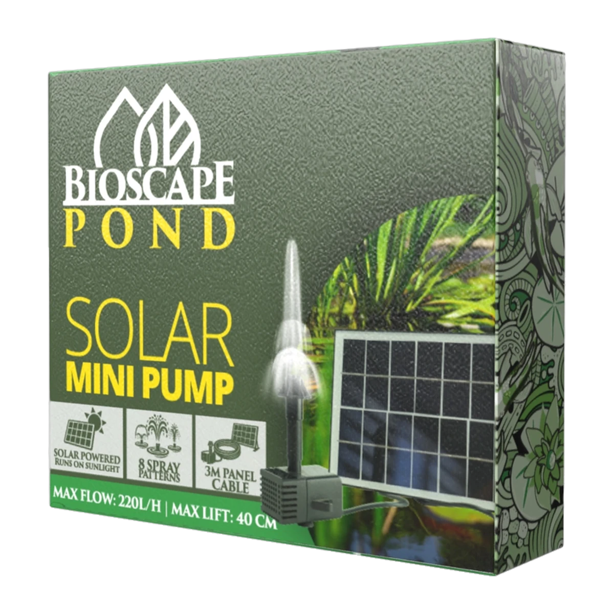 Bioscape Solar Pump with Remote Panel