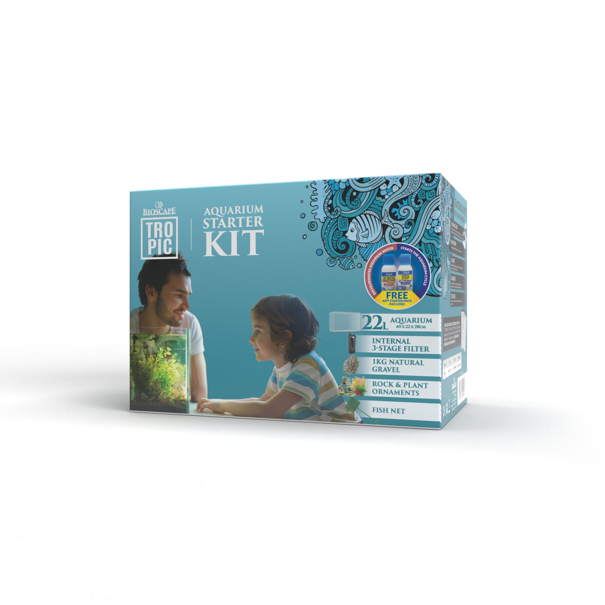 Bioscape Deluxe Aquarium Starter Kit 22ltr