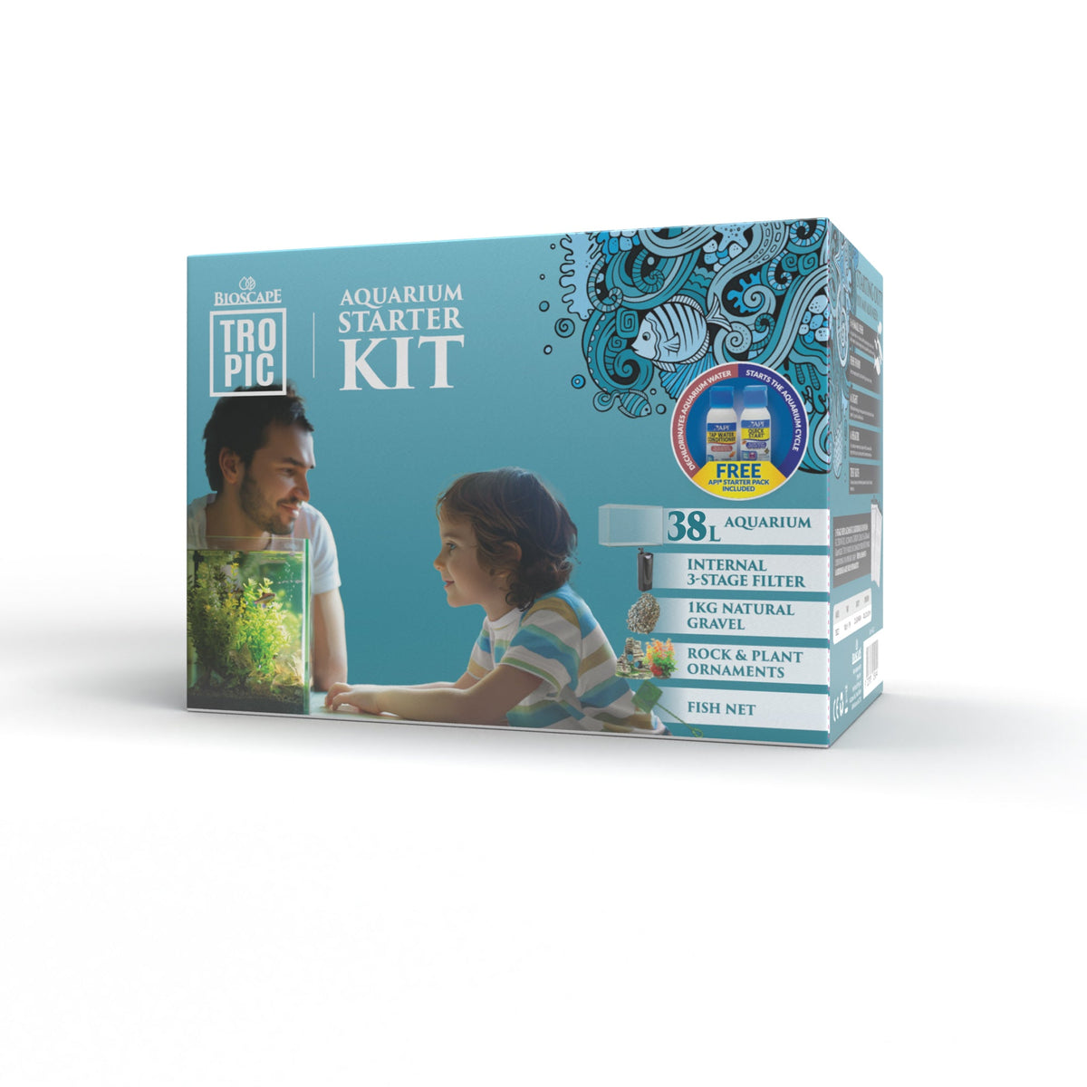 Bioscape Deluxe Aquarium Starter Kit 38ltr