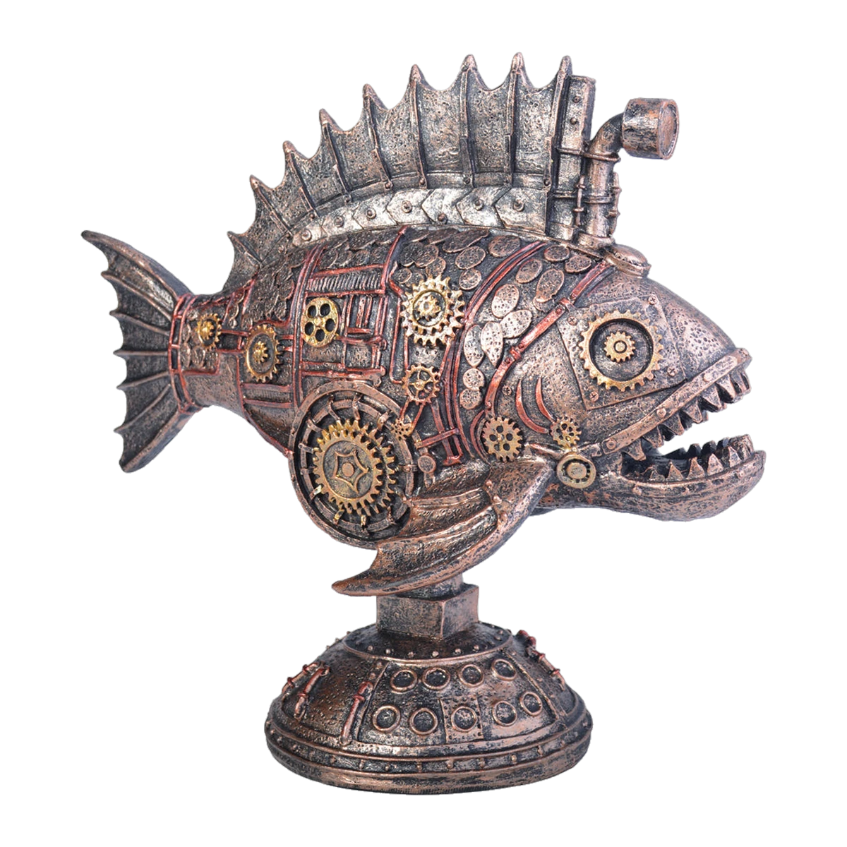 Bioscape Steampunk Fish Medium 20 x 5.5 x 19cm
