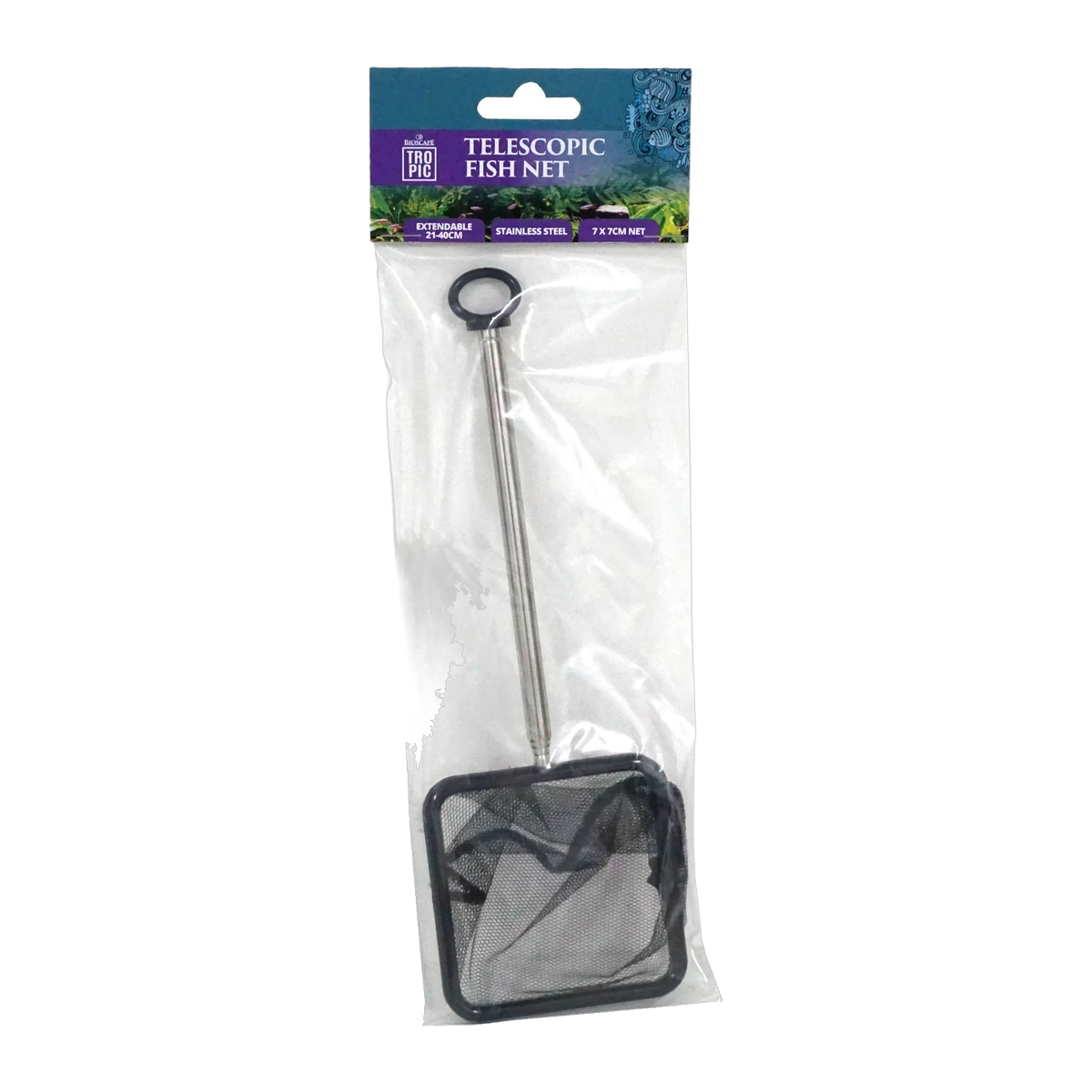 Bioscape Telescopic Fish Net 7 x 7cm 21 - 40cm Long