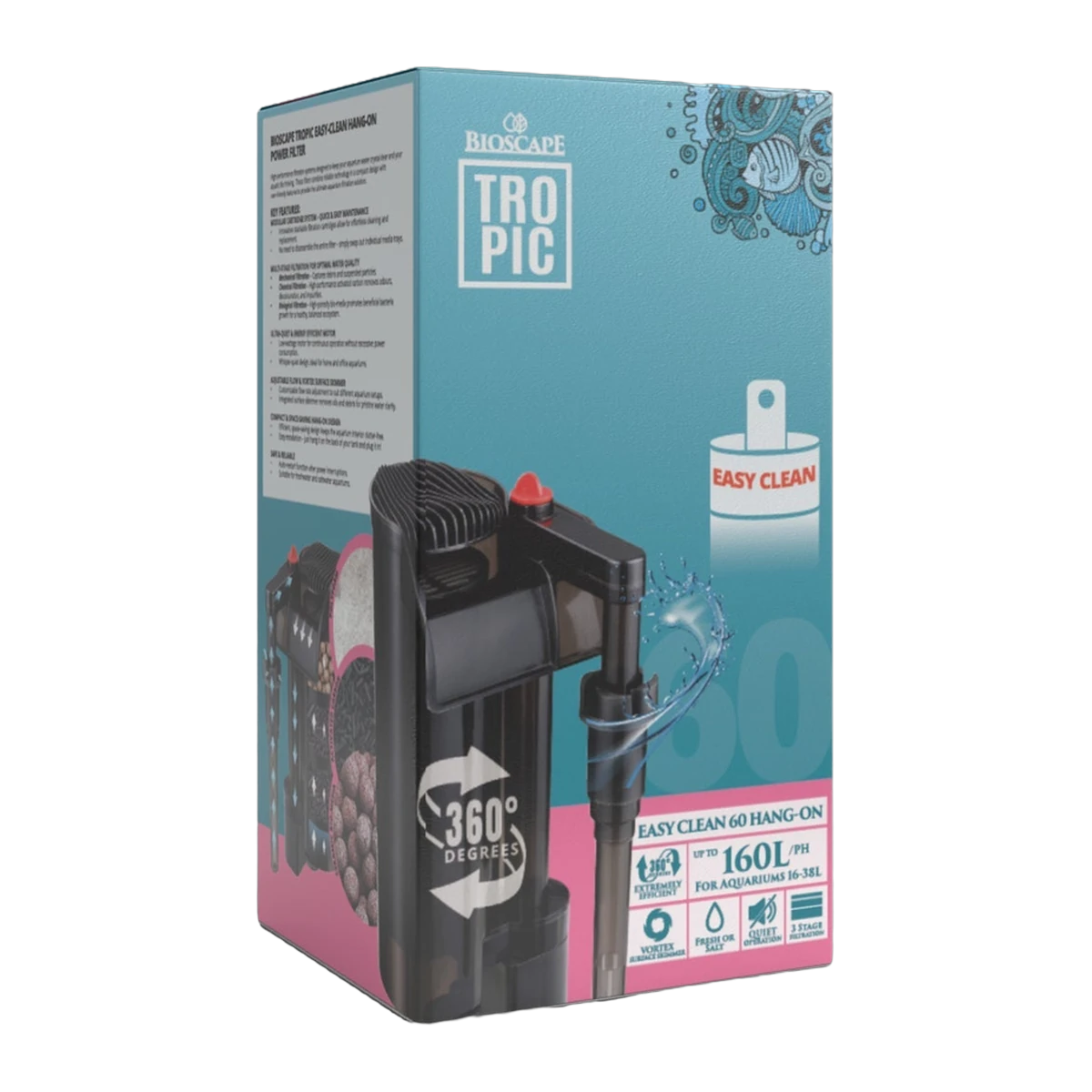 Bioscape Tropic Easy Clean Hang-On Filter