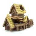 Bioscape Yellow Roofed Home 11.5 x 11cm