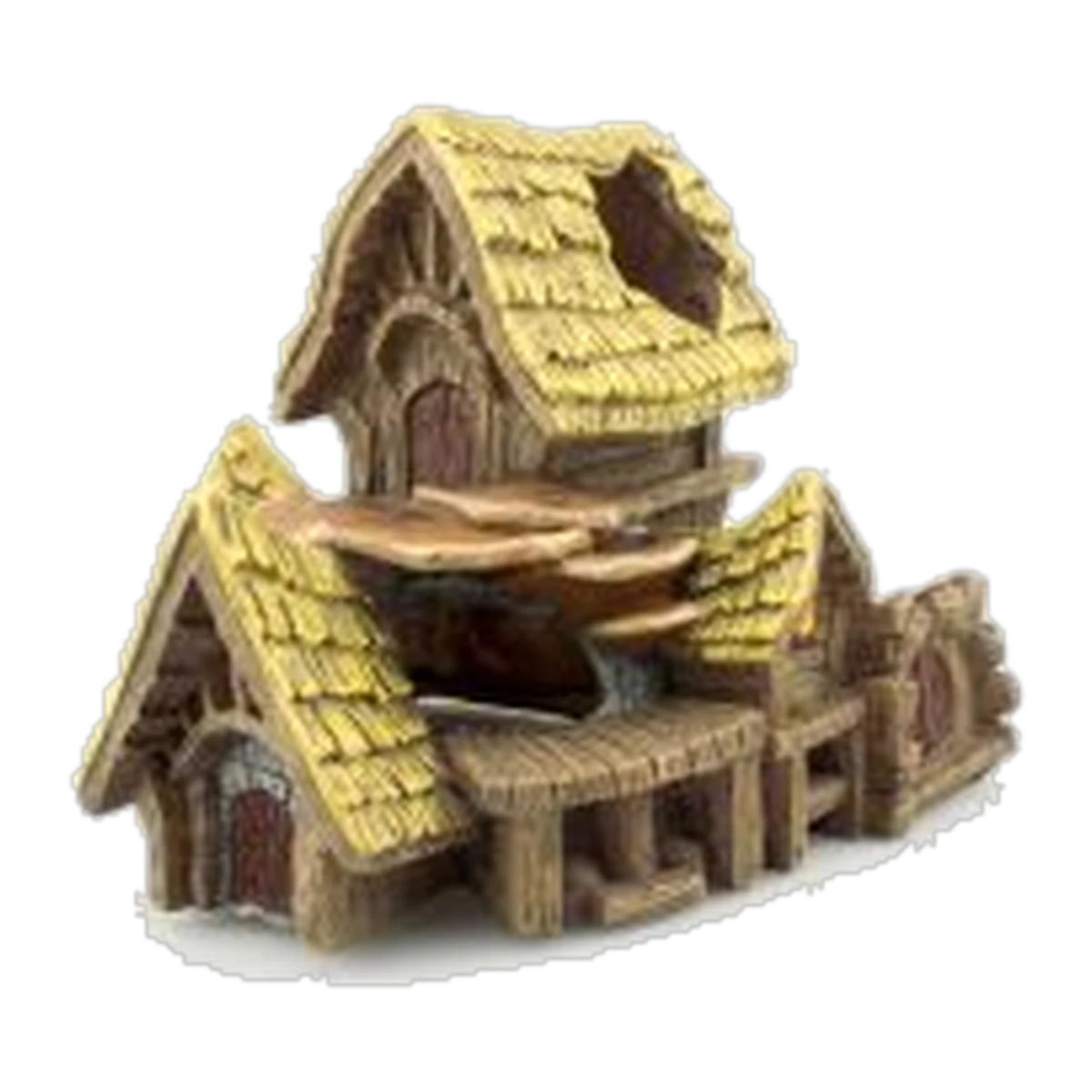 Bioscape Yellow Roofed Home 11.5 x 11cm