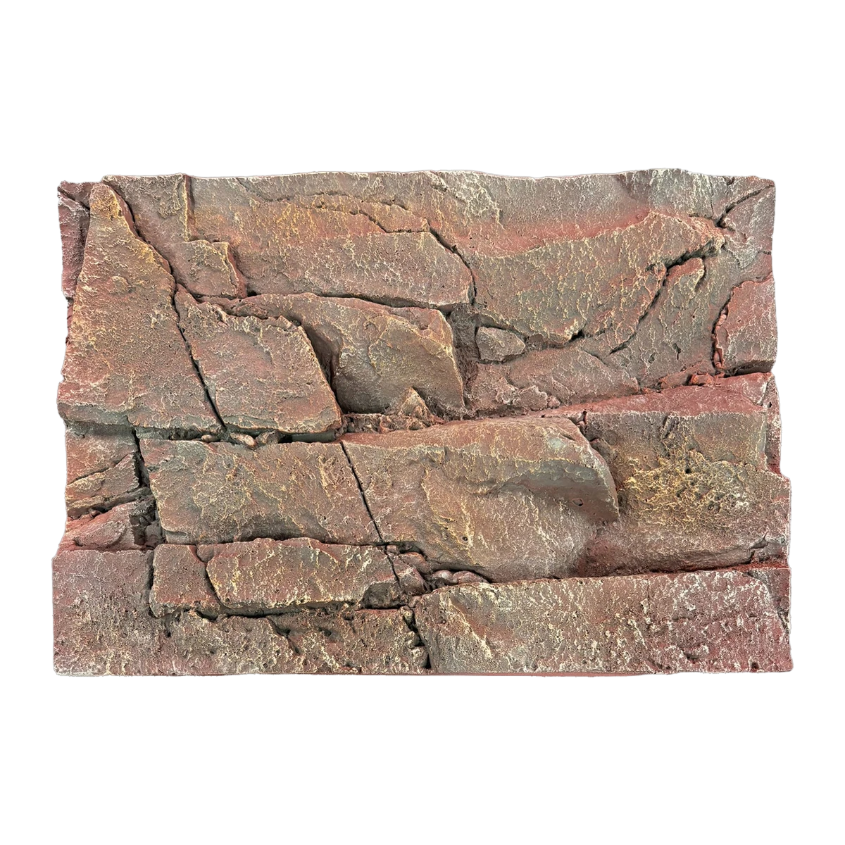 Eco Tech Background Rock Wall Red 58.5 x7 x 41.5cm