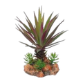 Eco Tech Crimson Spike Cactus 17cm