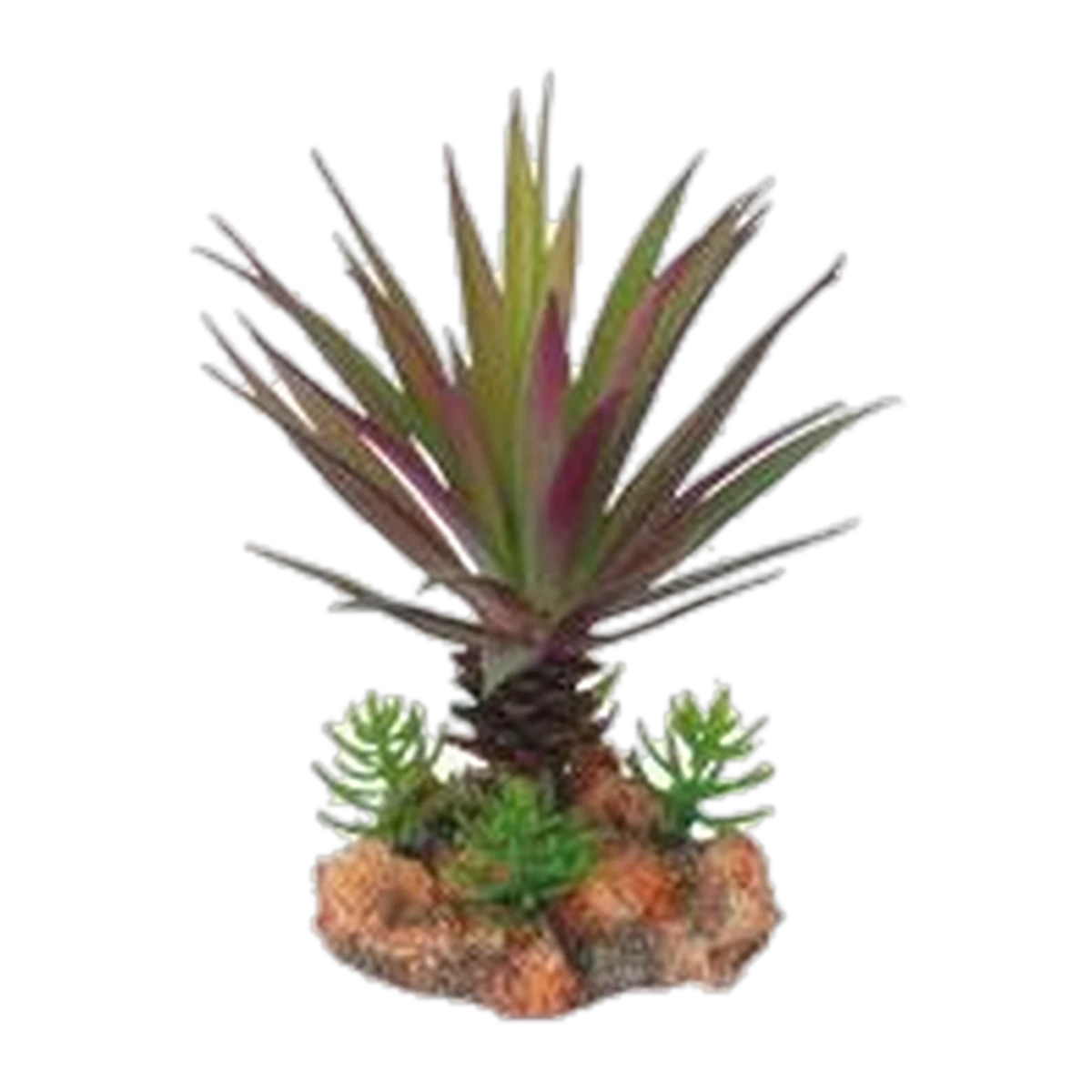 Eco Tech Crimson Spike Cactus 17cm