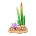 Eco Tech Desert Cactus w/Brush & Rock 13cm