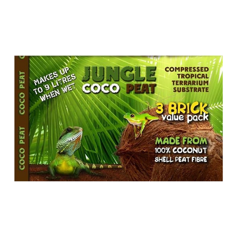 Eco Tech Jungle Coco Peat - 3 x 650gm Value Pack