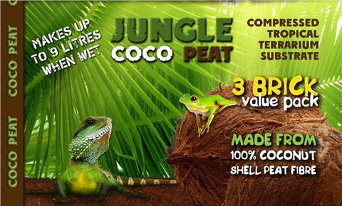 Eco Tech Jungle Coco Peat - 3 x 650gm Value Pack