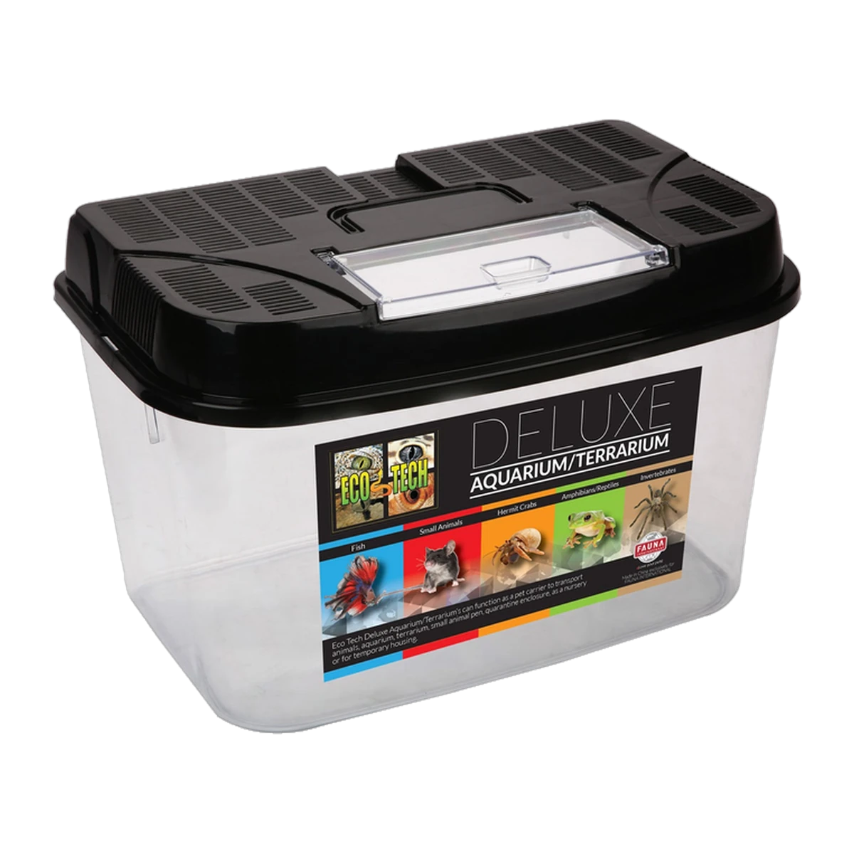 Eco Tech Plastic Aquarium/Terrarium Small 18 x 12 x 11cm
