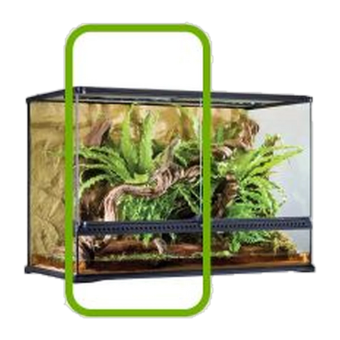 Exo Terra All Glass Large Tall Terrarium Left Hand Door Only