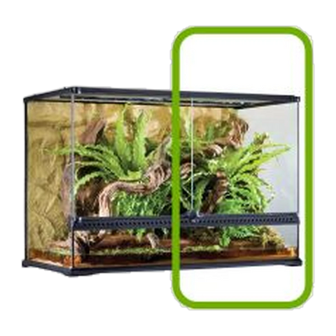 Exo Terra All Glass Large Tall Terrarium Right Hand Door Only