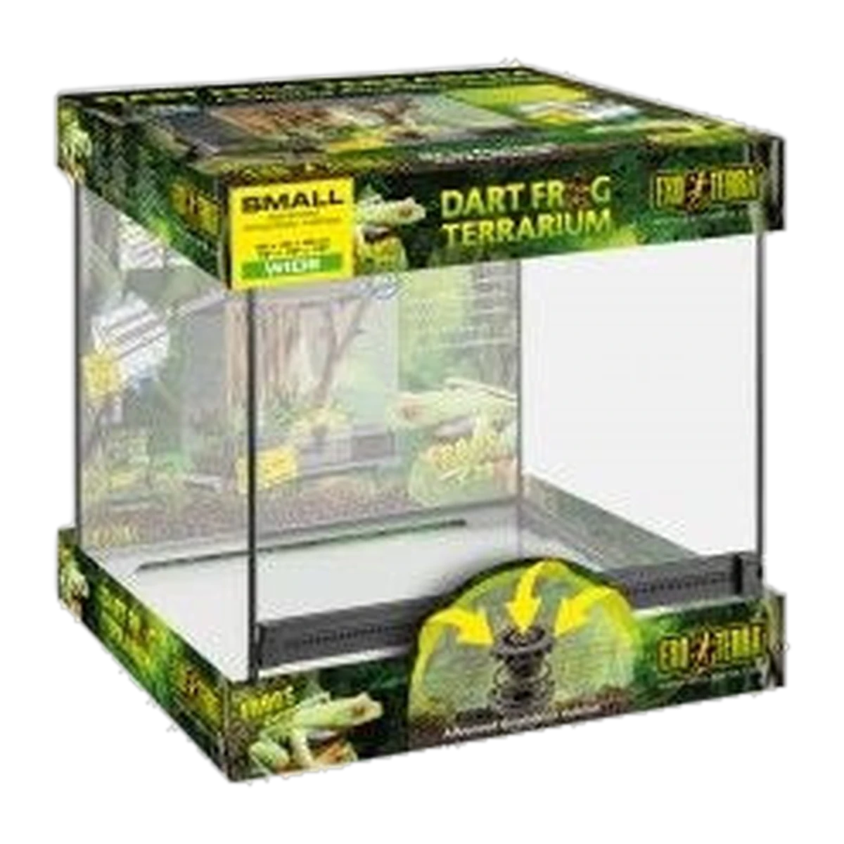 Exo Terra Dart Frog Small Wide Terrarium - 45 X 45 X 45cm