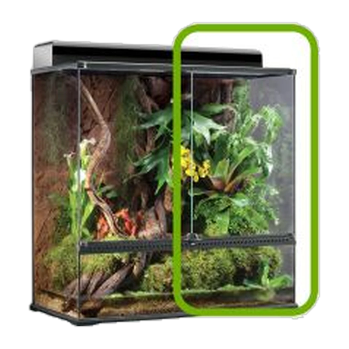 Exo Terra Large Extra Tall All Glass Terrarium Right Hand Door