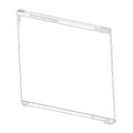 Exo Terra Pro Terrarium Door Left Large/Tall 90 x 45 x 60cm