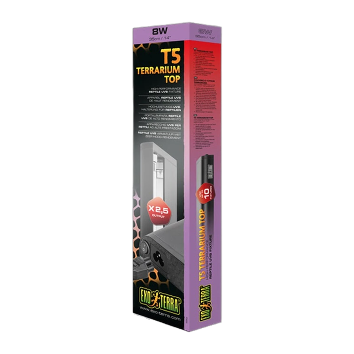 Exo Terra T5 High Performance UVB Fixture 35cm 8w