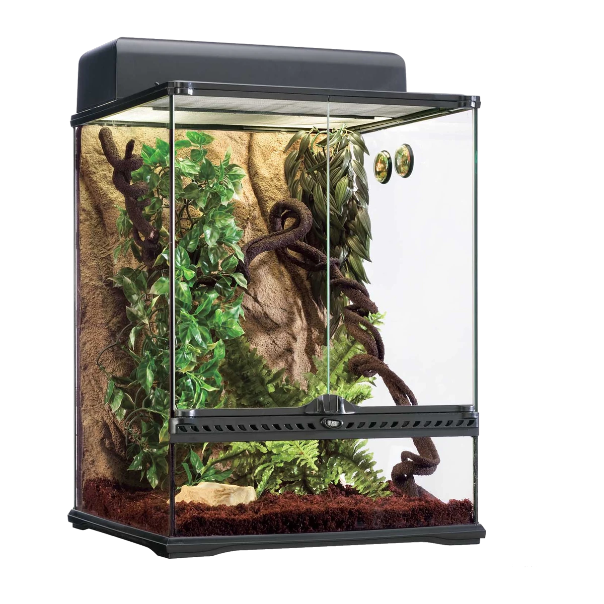 Exo Terra Terrarium Rainforest Habitat Kit Medium Tall 45 x 45 x 60cm