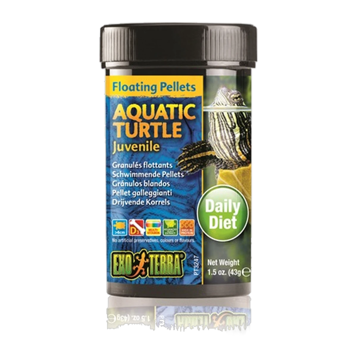 Exo Terra Turtle Juvenile Floating Pellet 43gm
