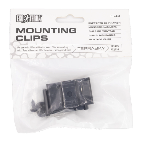 ExoTerra TerraSky UVB LED Terrarium Light Mounting Clips (3)