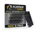 Flipper Max ABS Blade for Acrylic Tanks - 3pk
