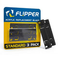 Flipper Standard ABS Blade for Acrylic Tanks - 3pk