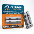 Flipper Standard Stainless Steel Replacement Blades for Glass Tanks - 2pk