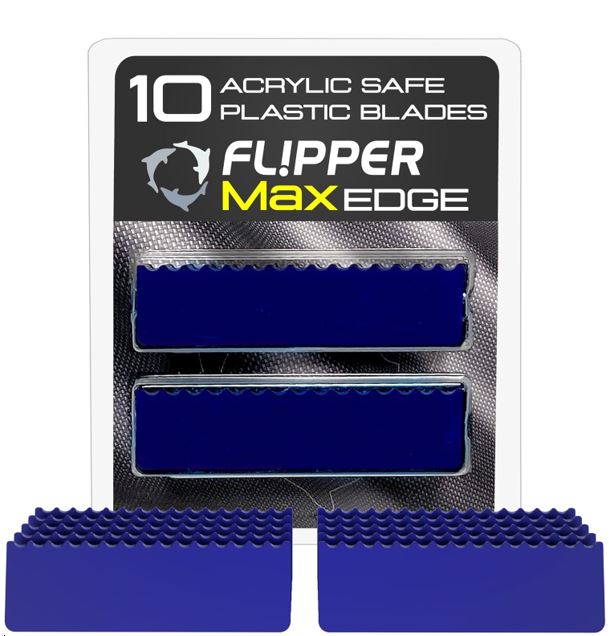 Flipper Edge Max Acrylic Safe Plastic Blades - 10pk