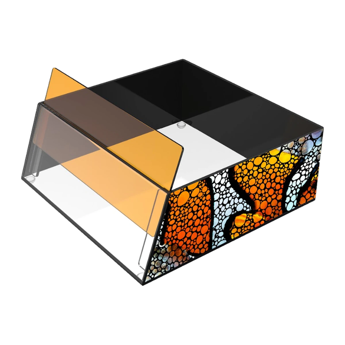 Flipper 8" Top Down Viewer with Removable Orange Filter - Clownfish Design
