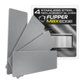 Flipper Edge Max Stainless Steel Blade for Glass Tanks - 4pk