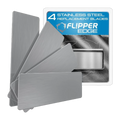 Flipper Edge Stainless Steel Blade for Glass Tanks - 4pk