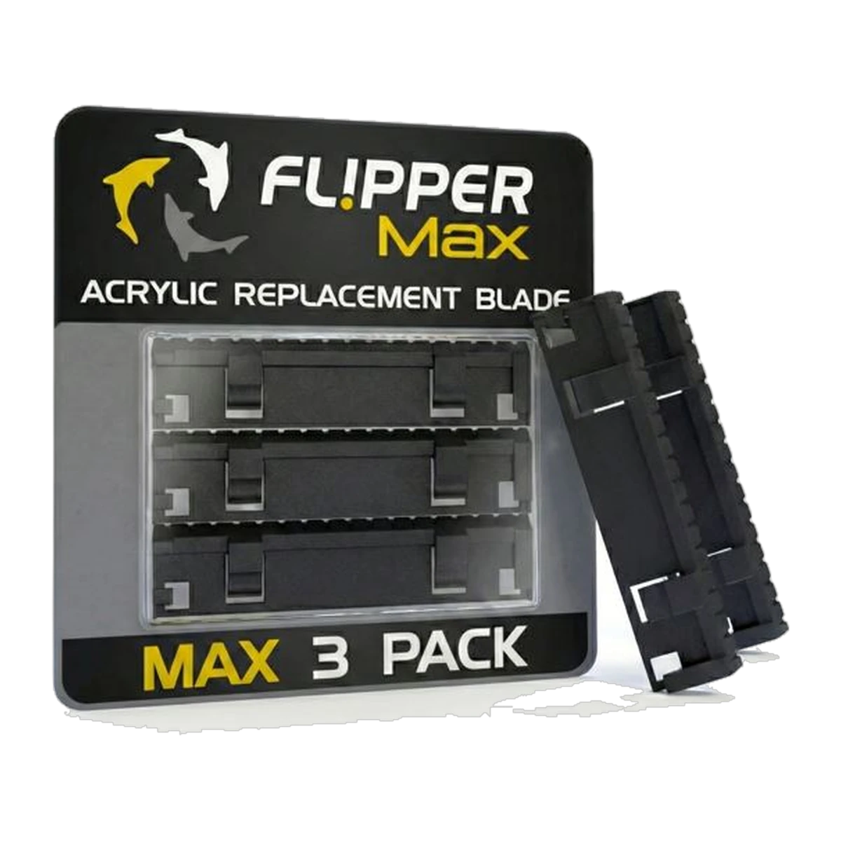 Flipper Max ABS Blade for Acrylic Tanks - 3pk