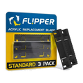 Flipper Standard ABS Blade for Acrylic Tanks - 3pk