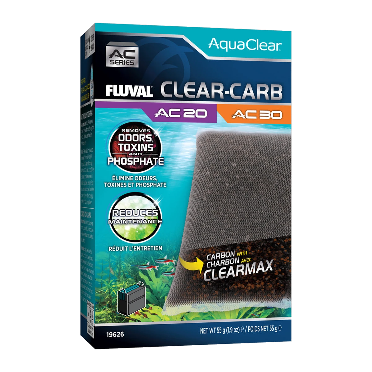 Fluval AC20/30 Clear Carb Insert 1 Pack
