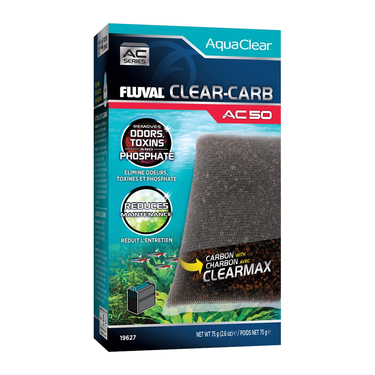 Fluval AC50 Clear Carb Insert 1 Pack