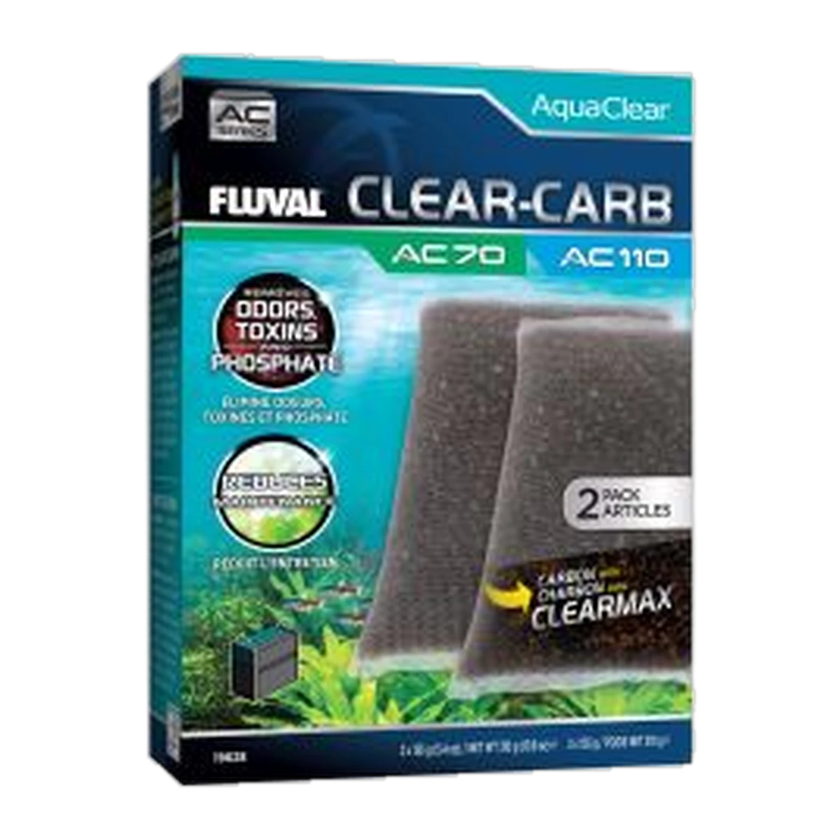 Fluval AC70/110 Clear Carb Insert 2 Pack