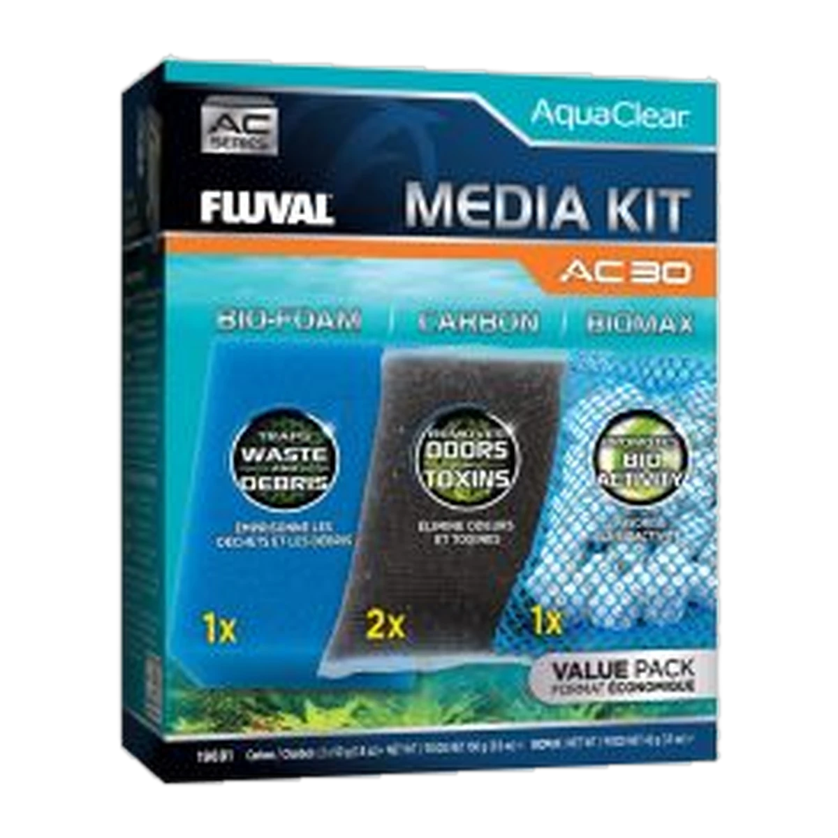 Fluval Aquaclear AC30 Filter Media Maintenance Kit
