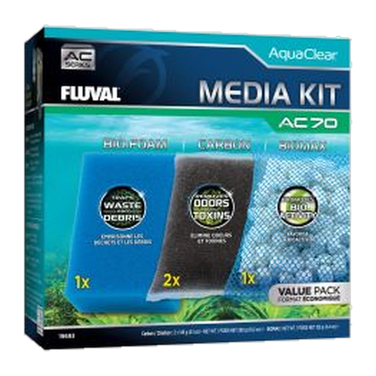 Fluval Aquaclear AC70 Filter Media Maintenance Kit
