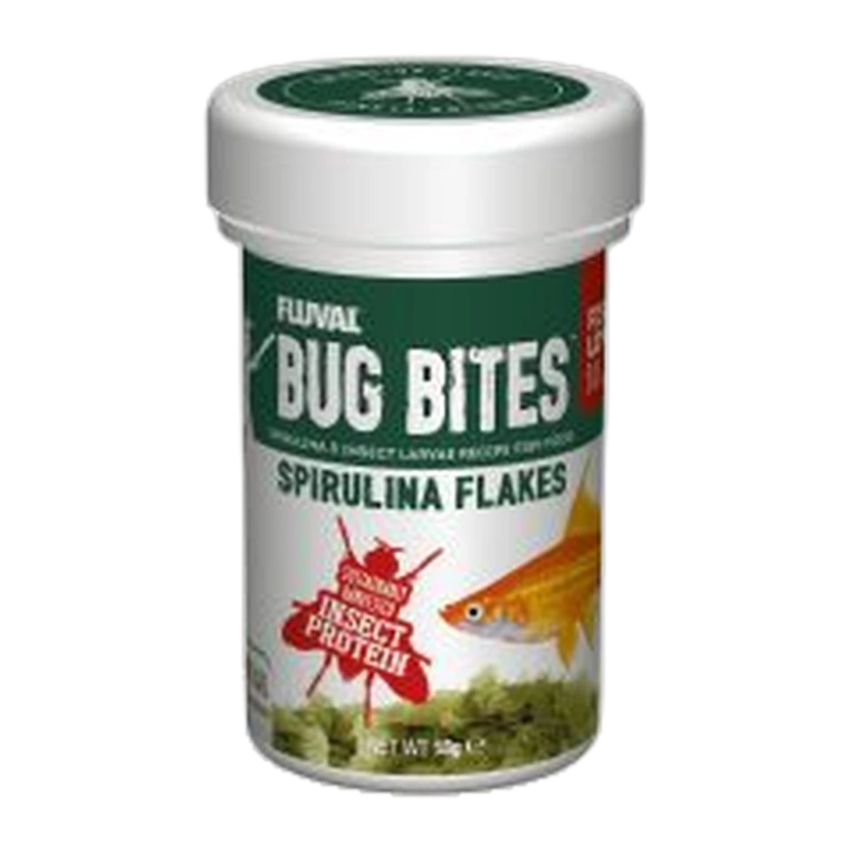 Fluval Bug Bites Spirulina Flakes
