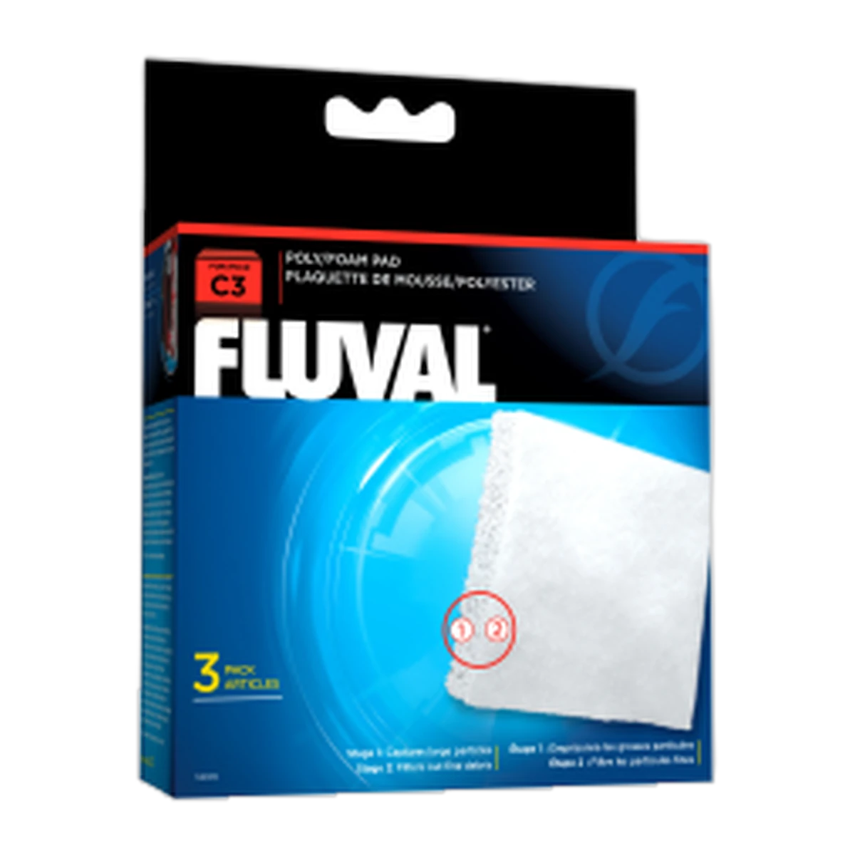 Fluval C3 Hang On Filter Poly/Foam Pad