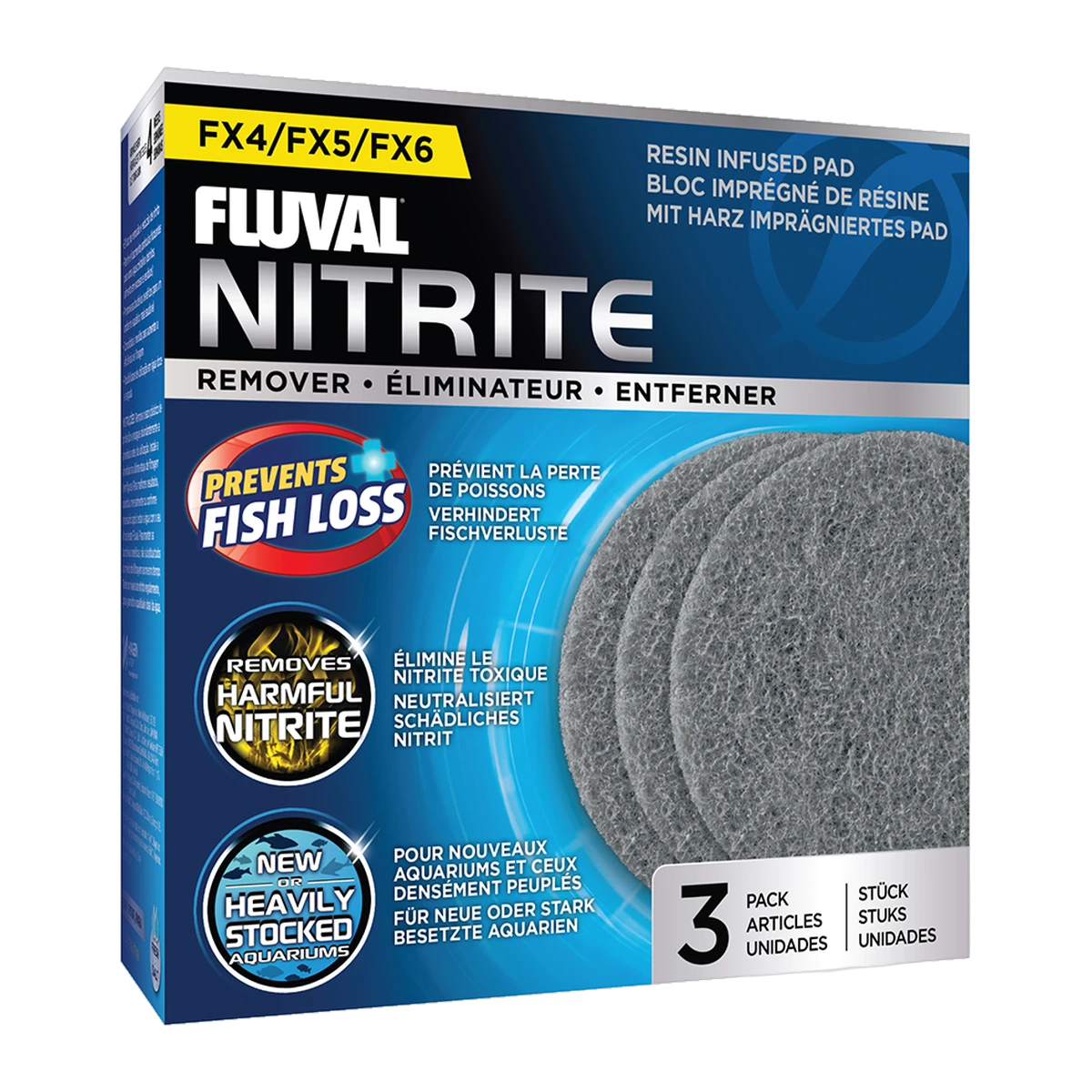 Fluval FX4/FX5/FX6 Nitrite Pads 3 Pack