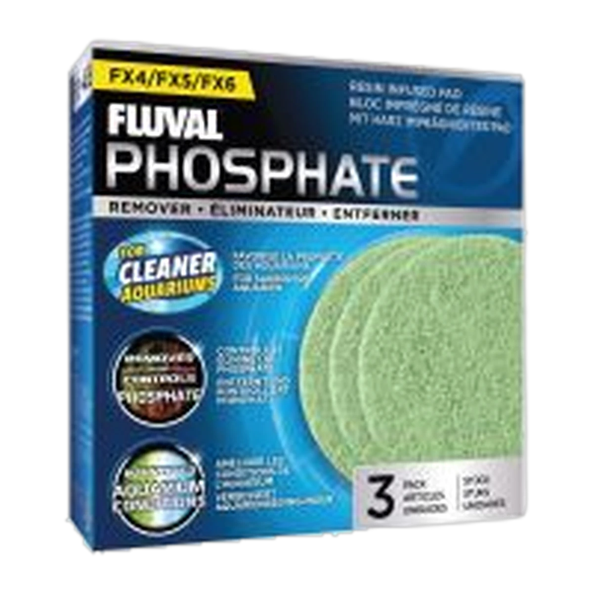 Fluval FX4/FX6 Phosphate Pads 3 Pack