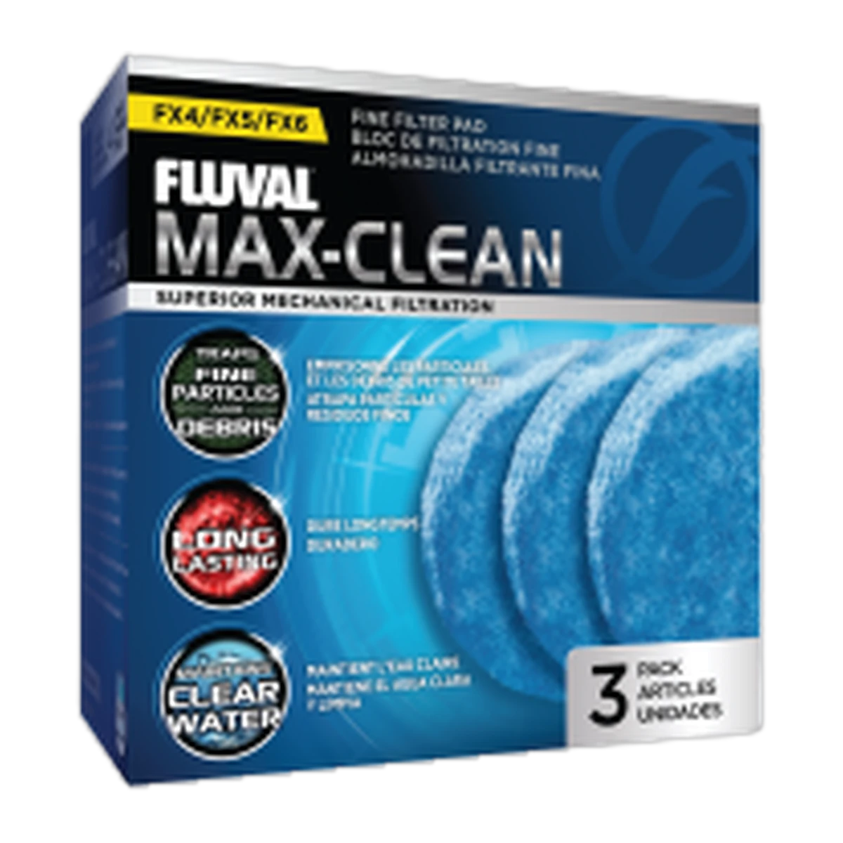 Fluval FX5/FX6 Medium Fine Polishing Pads 3 Pack